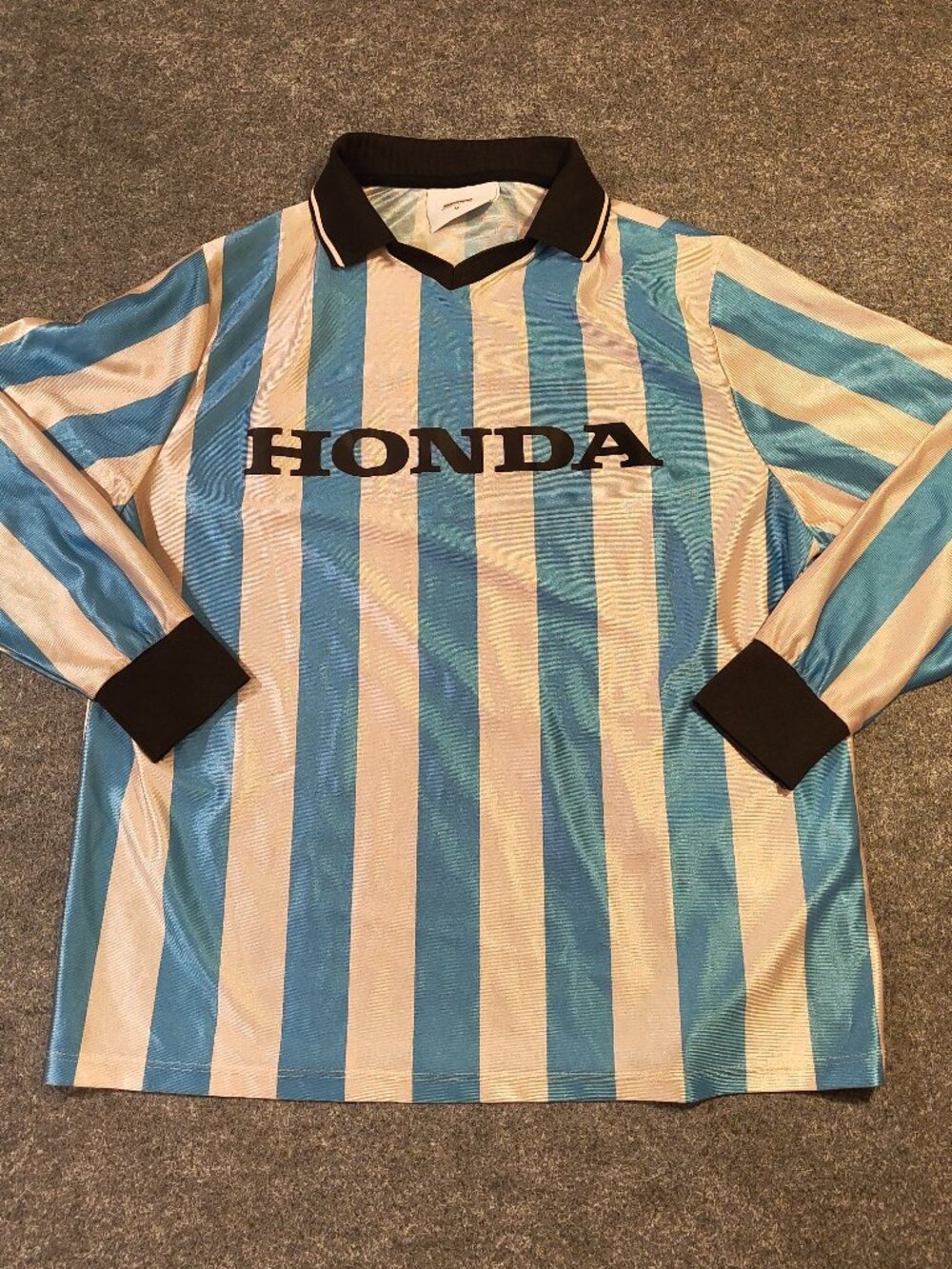 Honda Racing Retro Football‑Style Jersey | Long Sleeve | Size M